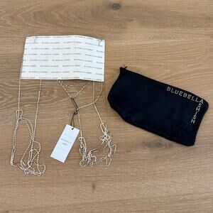 Bluebella x Ashish Body Jewelry Thigh Harness Rhinestones Size XS/SSilver